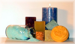 An array of soaps